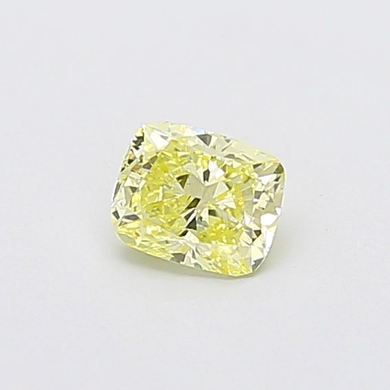 0.46 CT Fancy Yellow CUSHION MODIFIED