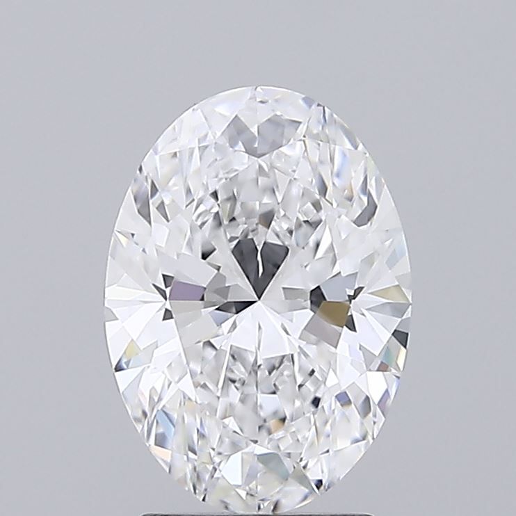 2.08 ct. oval Lab Grown Diamond front image