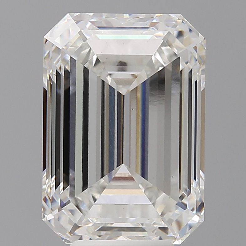 7.10 ct. emerald Lab Grown Diamond front image