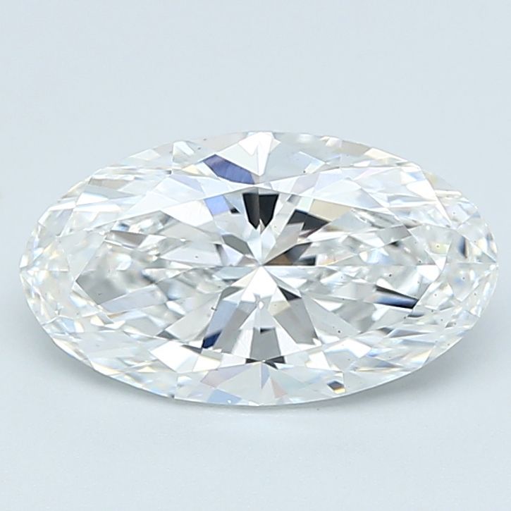 3.02 ct. oval Lab Grown Diamond front image
