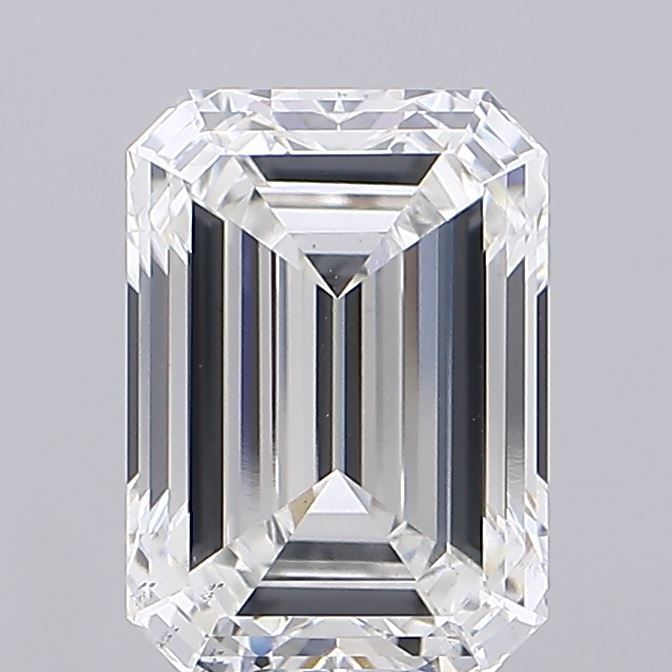 7.01 ct. emerald Lab Grown Diamond front image