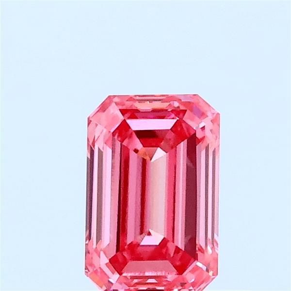 0.59 CT Fancy Vivid Pink EMERALD