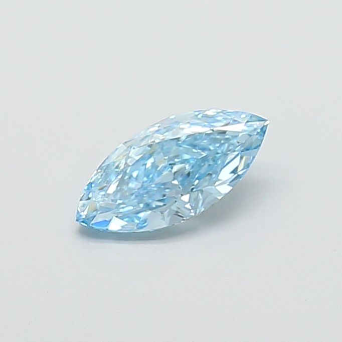 1.02 CT Fancy Vivid Blue MARQUISE