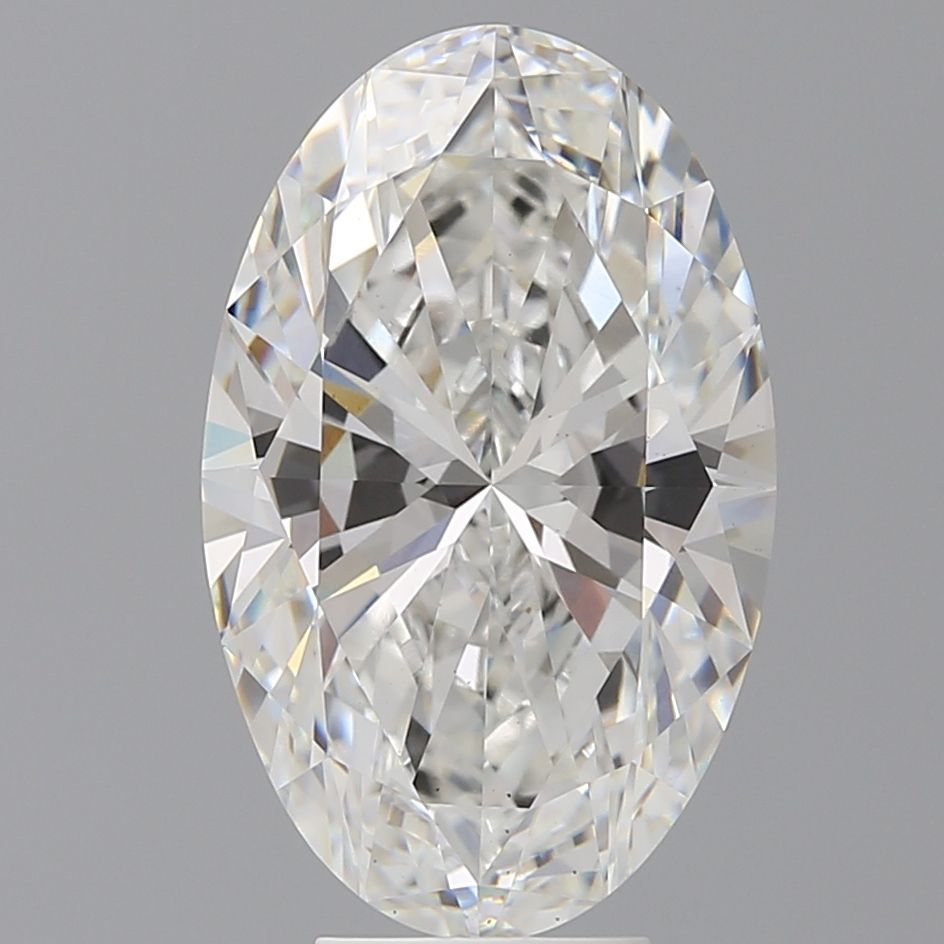 6.55 ct. oval Lab Grown Diamond front image