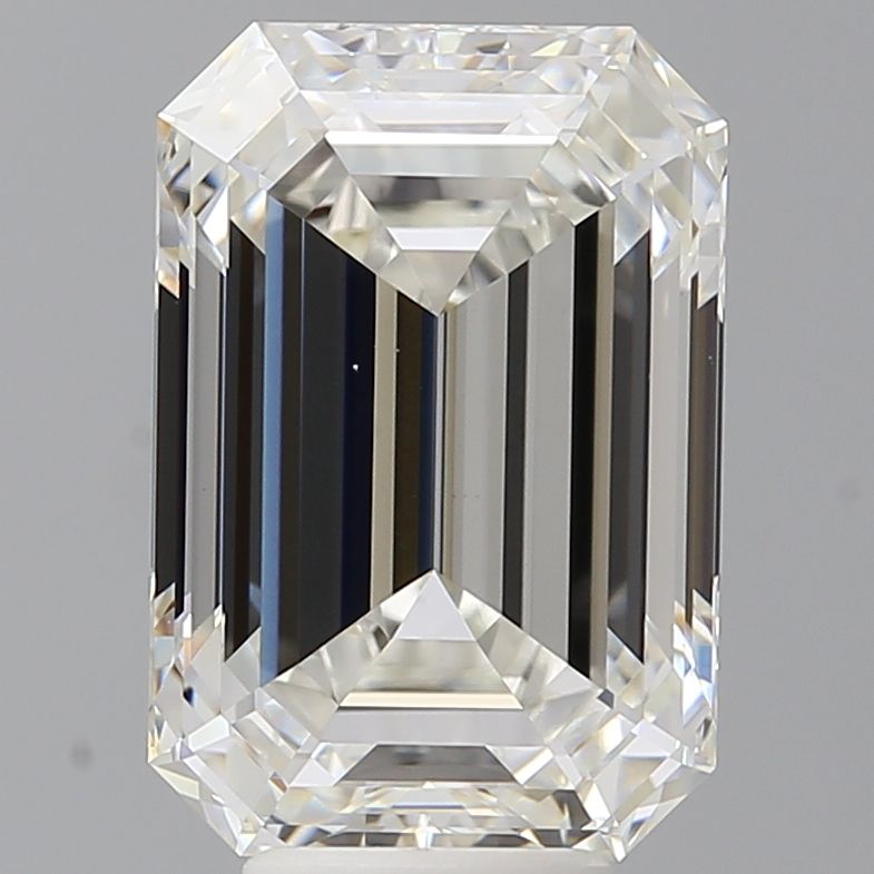7.09 ct. emerald Lab Grown Diamond front image