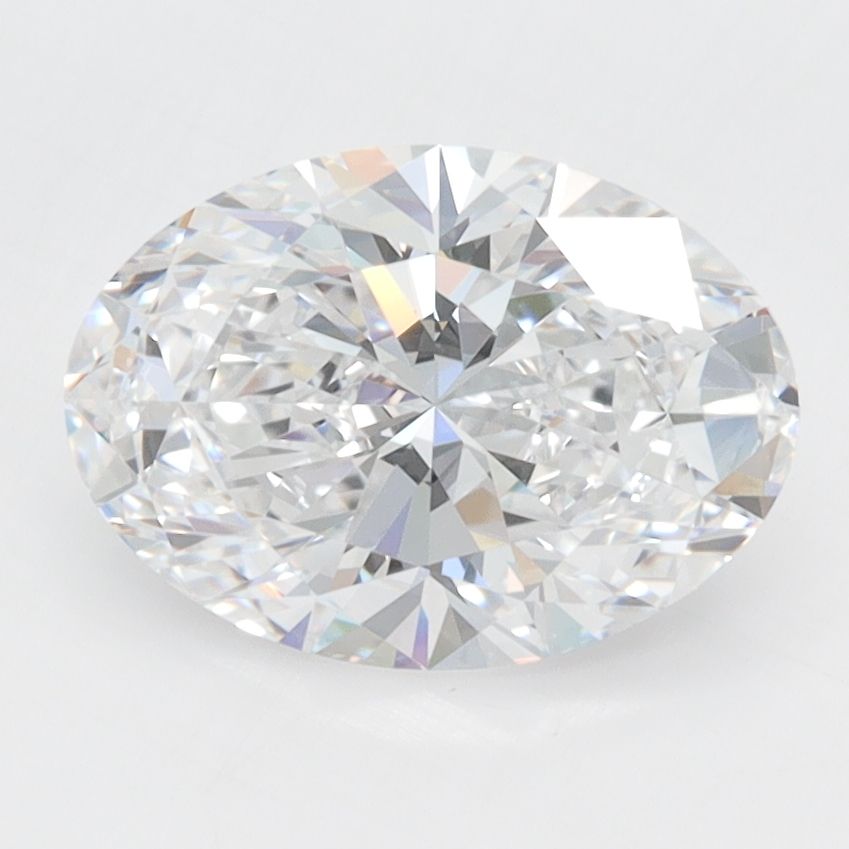 3.10 ct. oval Lab Grown Diamond front image