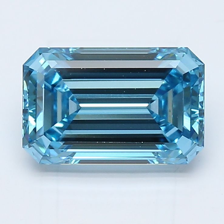 2.58 ct. emerald Lab Grown Diamond front image