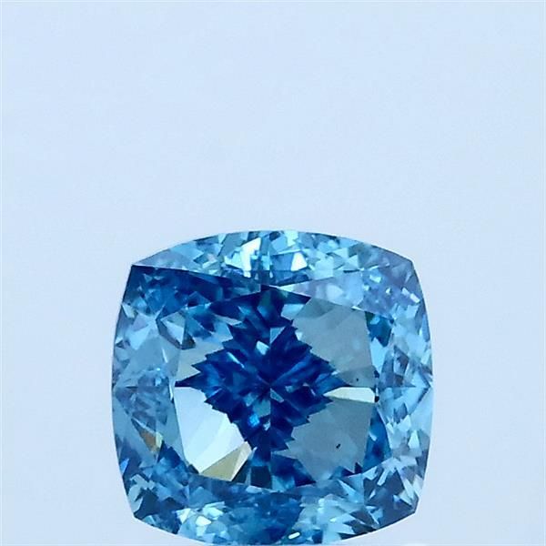 1.1 CT Fancy Vivid Blue CUSHION MODIFIED