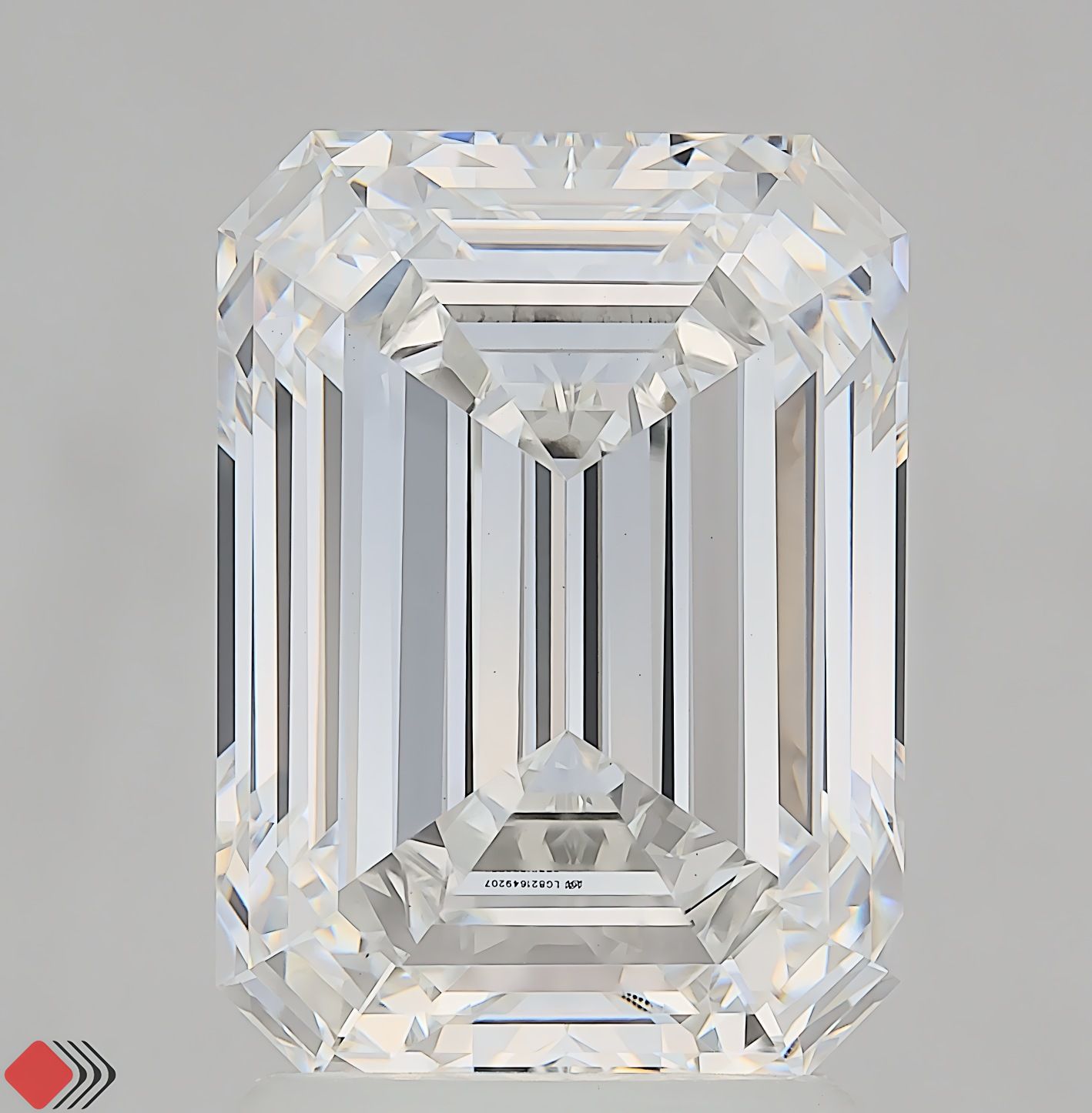 3.04 ct. emerald Lab Grown Diamond front image