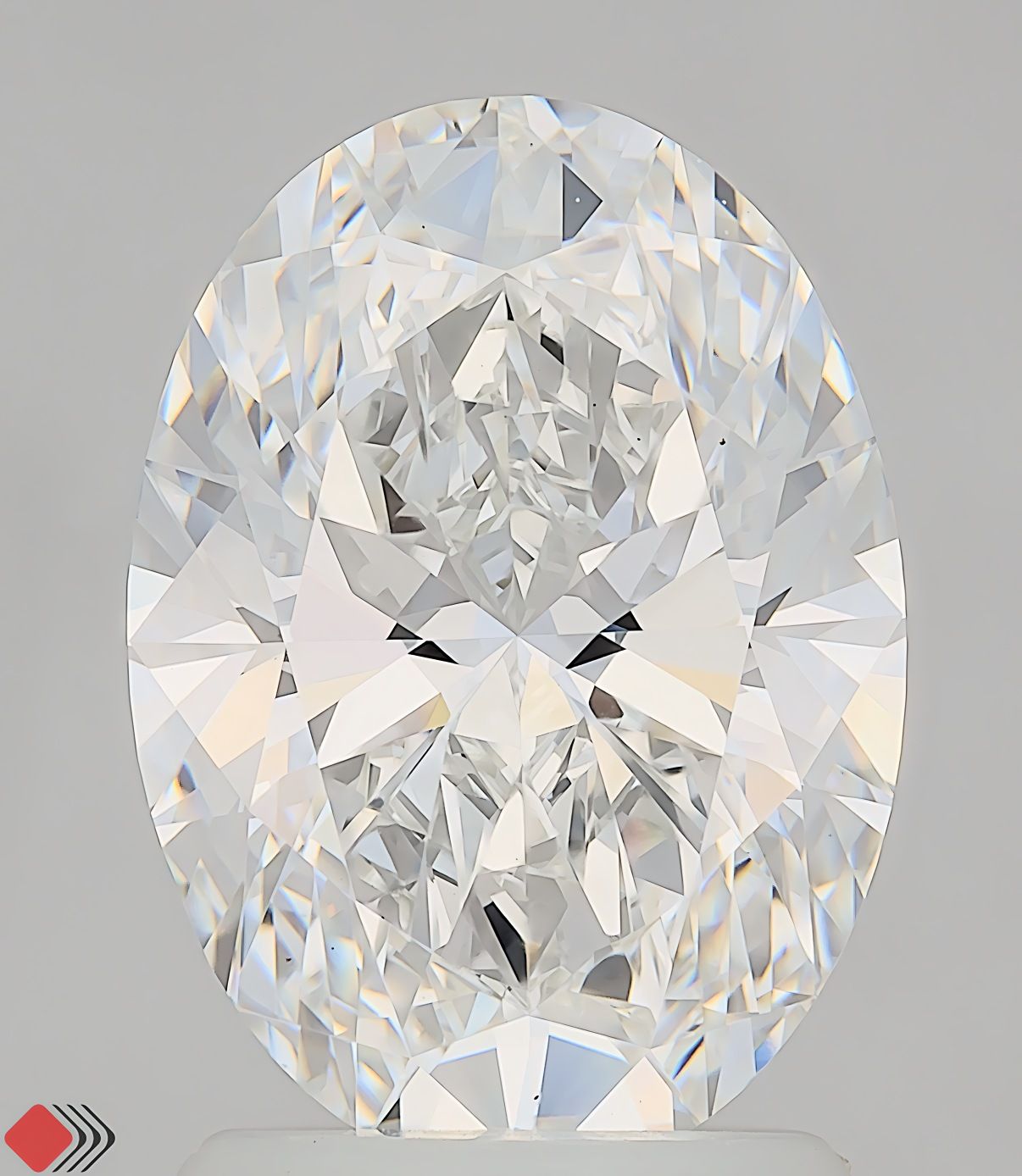 2.08 ct. oval Lab Grown Diamond front image