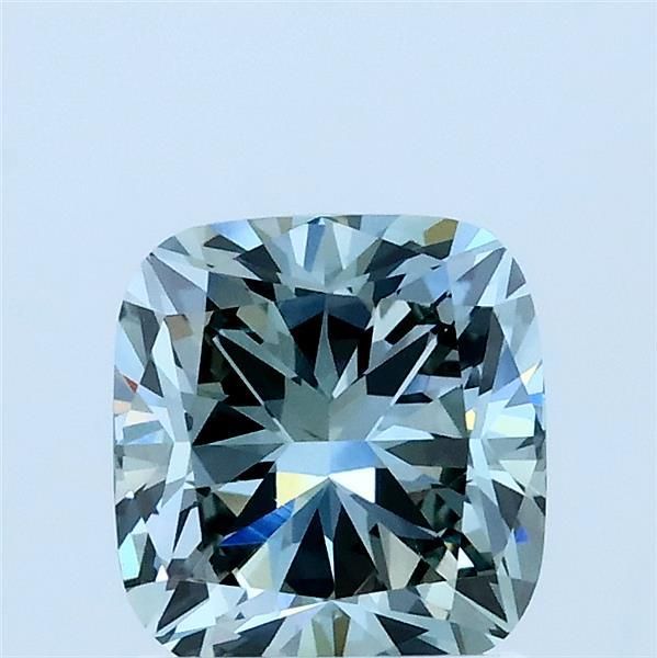 1.51 CT Fancy Green CUSHION MODIFIED