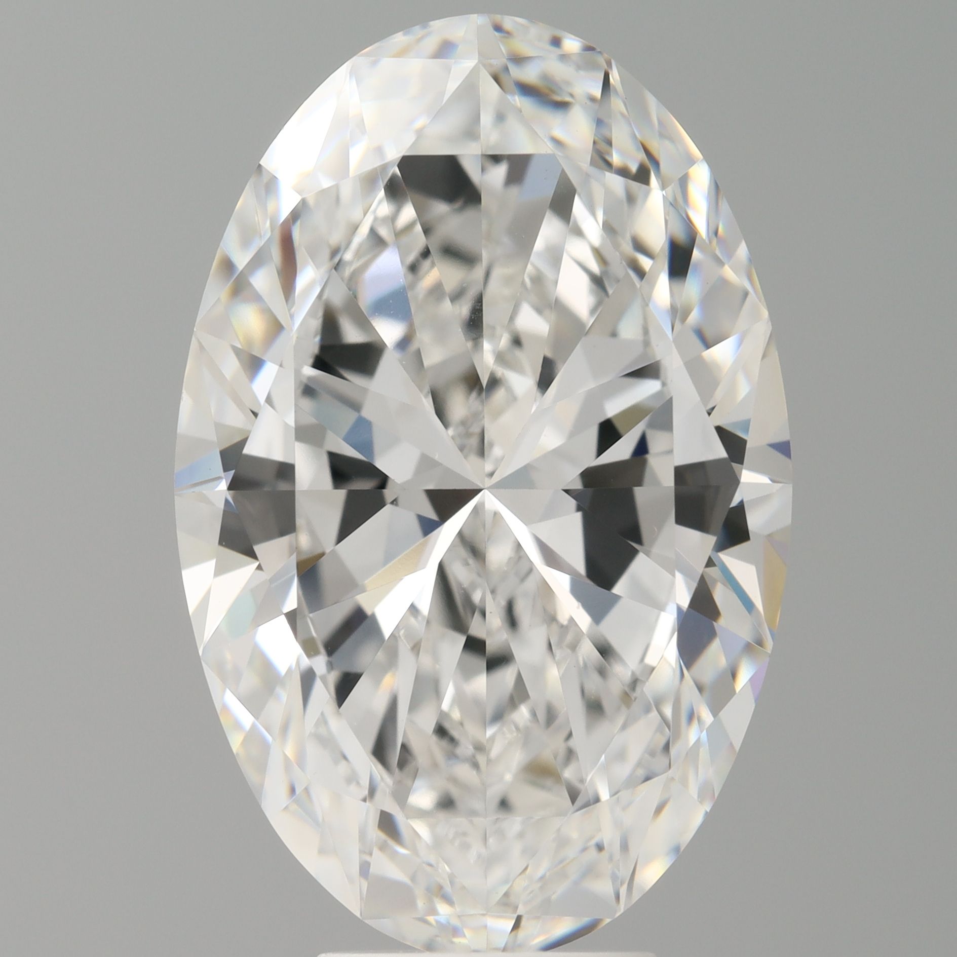 7.08 ct. oval Lab Grown Diamond front image