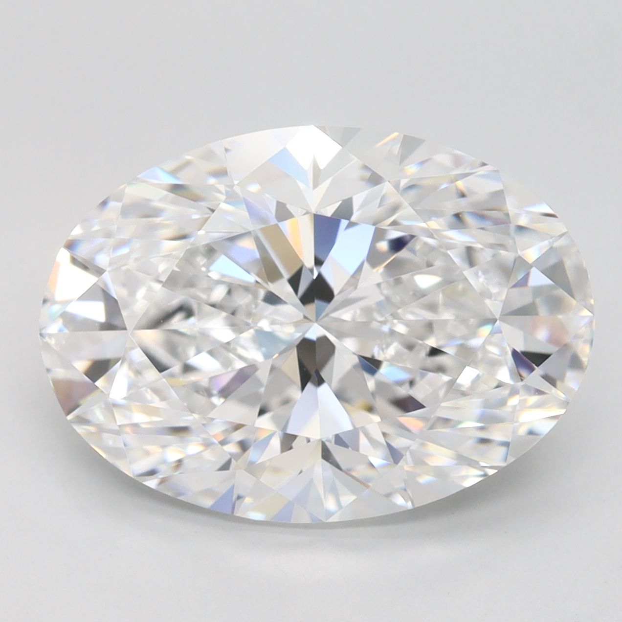 5.20 ct. oval Lab Grown Diamond front image