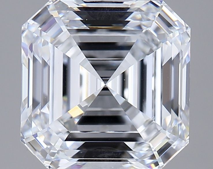 2.03 carat f IF EX Cut IGI asscher diamond