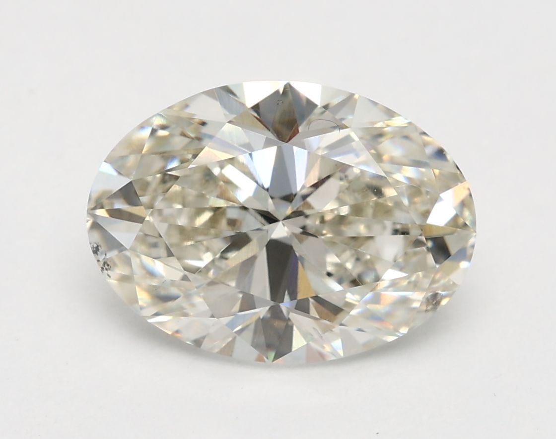 2.06 ct. oval Lab Grown Diamond front image