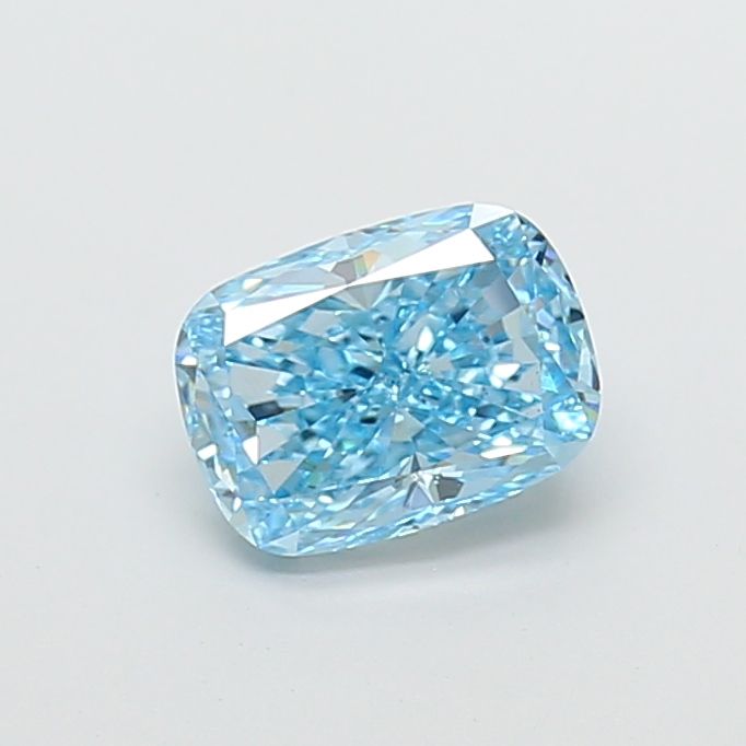2.01 CT Fancy Vivid Blue CUSHION MODIFIED