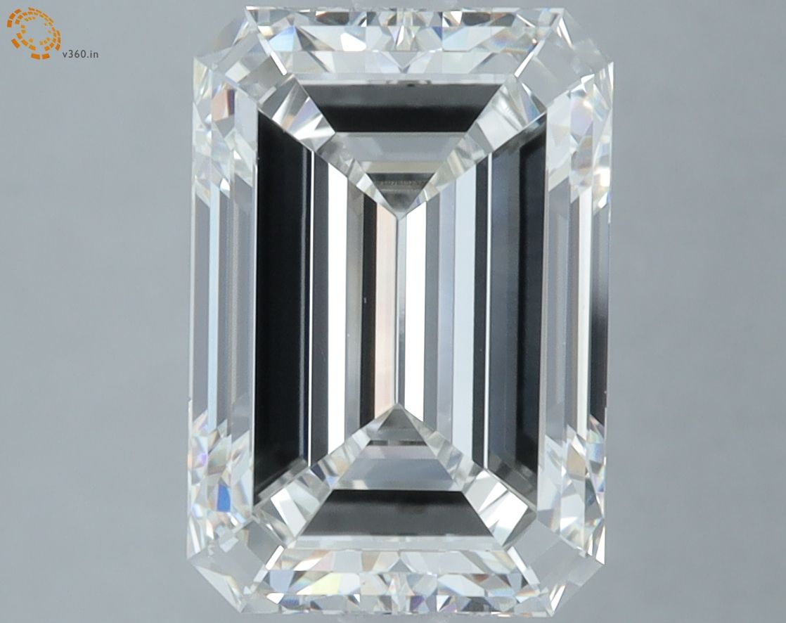 5.08 ct. emerald Lab Grown Diamond front image