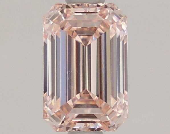 1.09 CT Fancy Intense Orangey Pink EMERALD