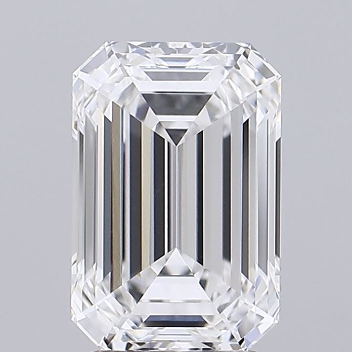 Diamant Émeraude 3.36 ct - Couleur F - Pureté VVS1
