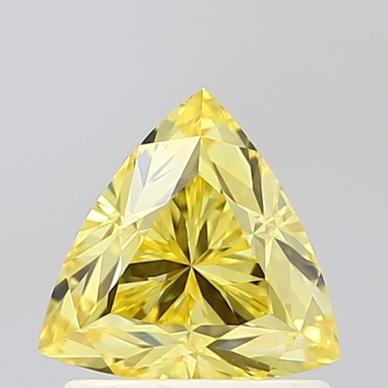 1.0 CT Fancy Vivid Yellow TRIANGULAR