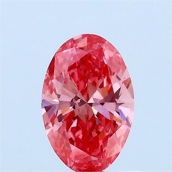 0.55 CT Fancy Vivid Pink OVAL