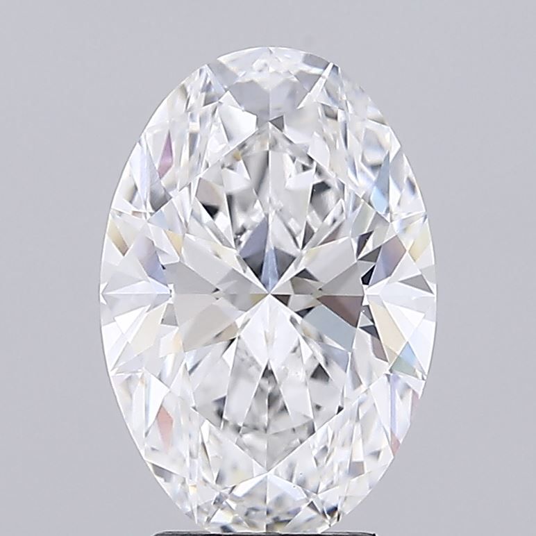 4.08 ct. oval Lab Grown Diamond front image