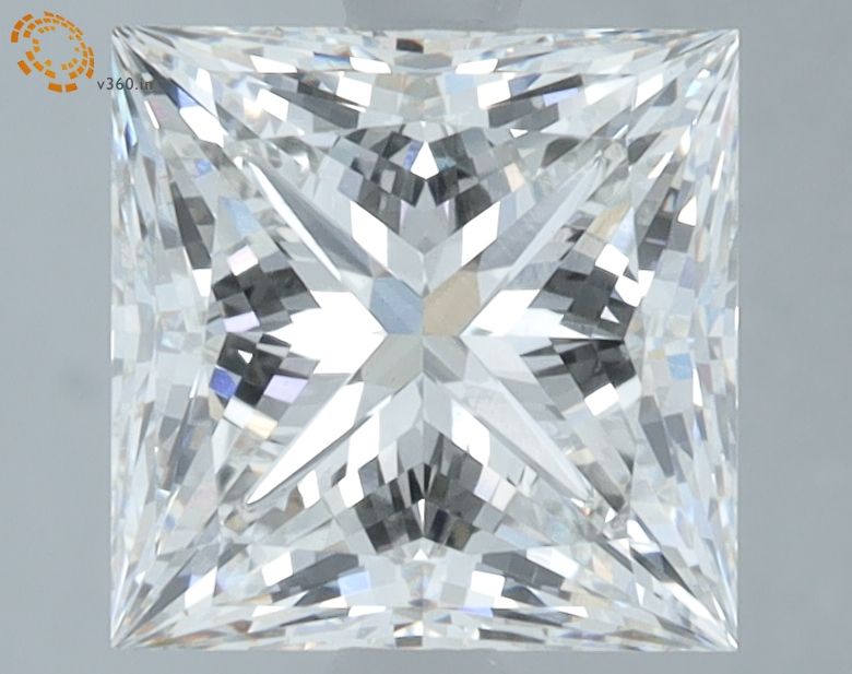 3.04 ct. princess Lab Grown Diamond front image