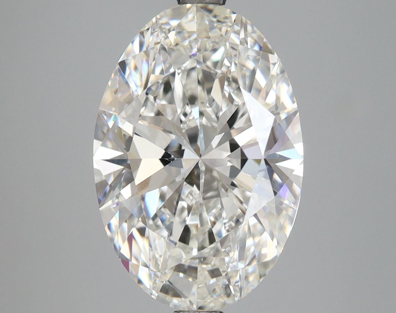 5.05 ct. oval Lab Grown Diamond front image