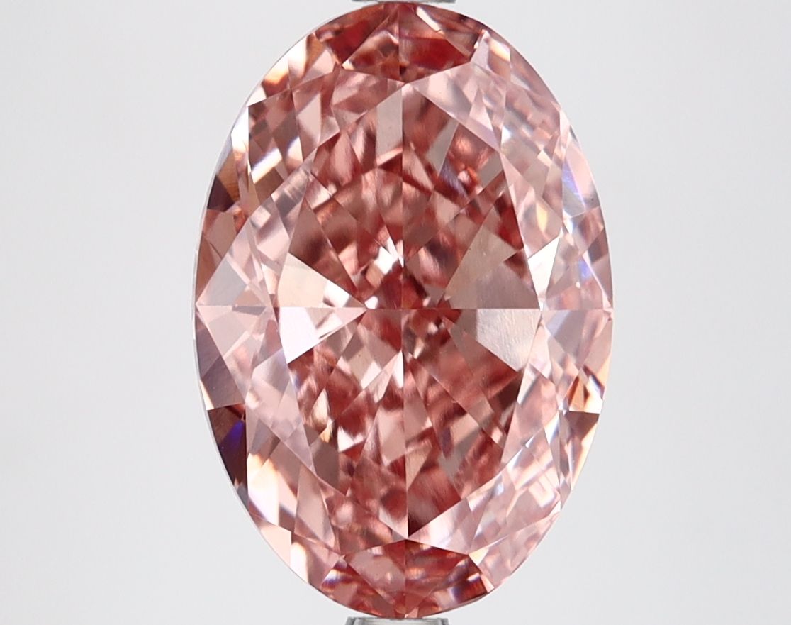 4.14 ct. oval Lab Grown Diamond front image