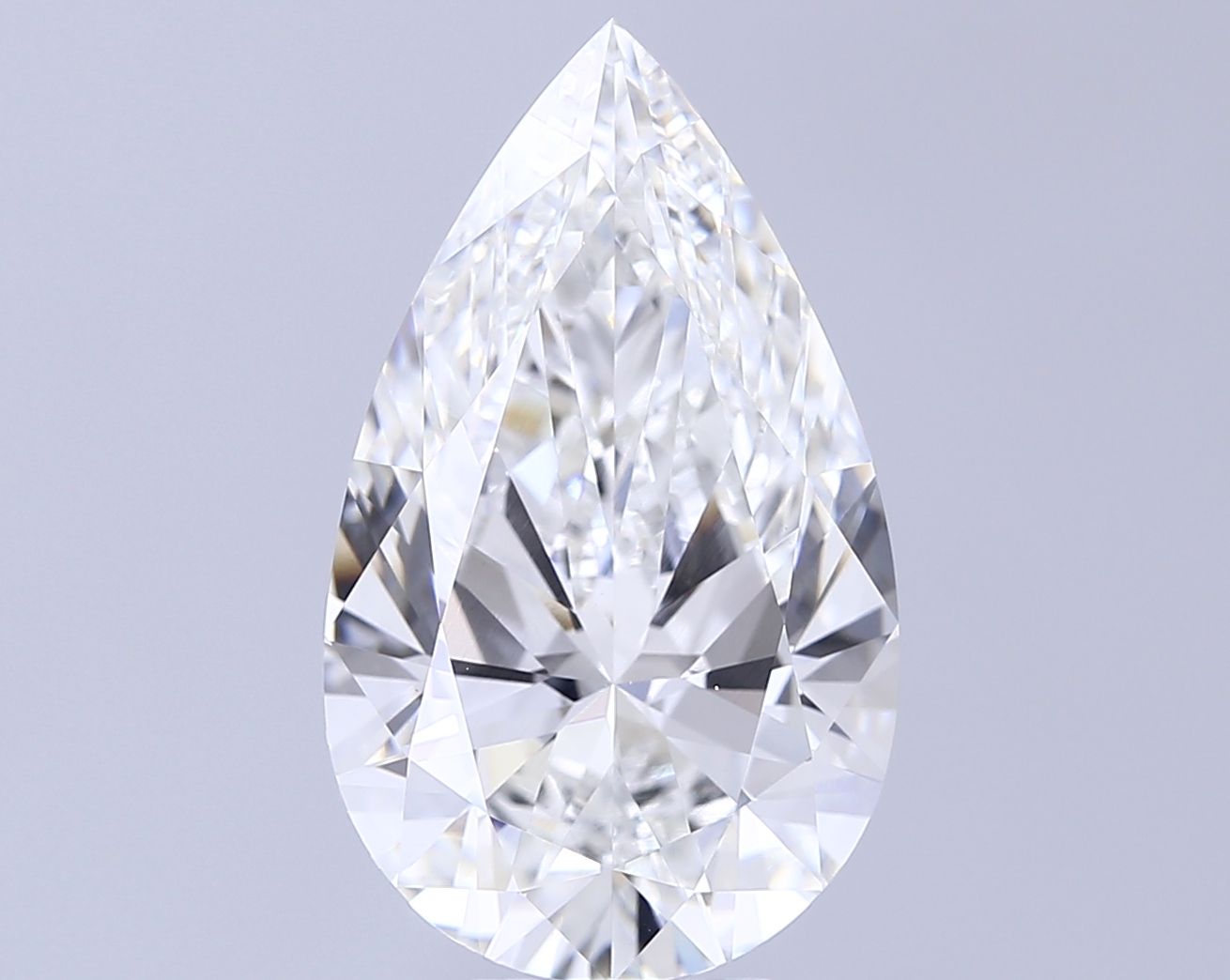 8.03 ct. pear Lab Grown Diamond front image
