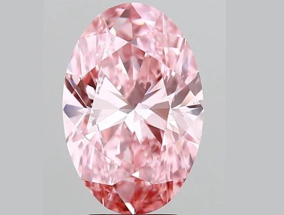 3.58 ct. oval Lab Grown Diamond front image