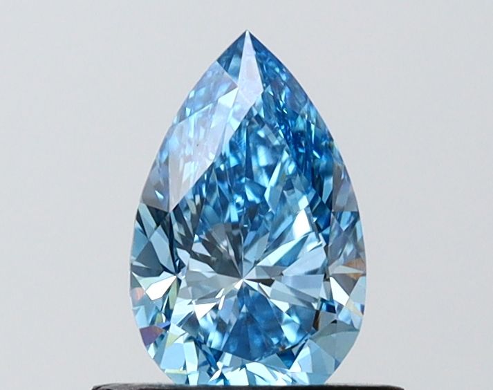 0.78 CT Fancy Vivid Blue PEAR