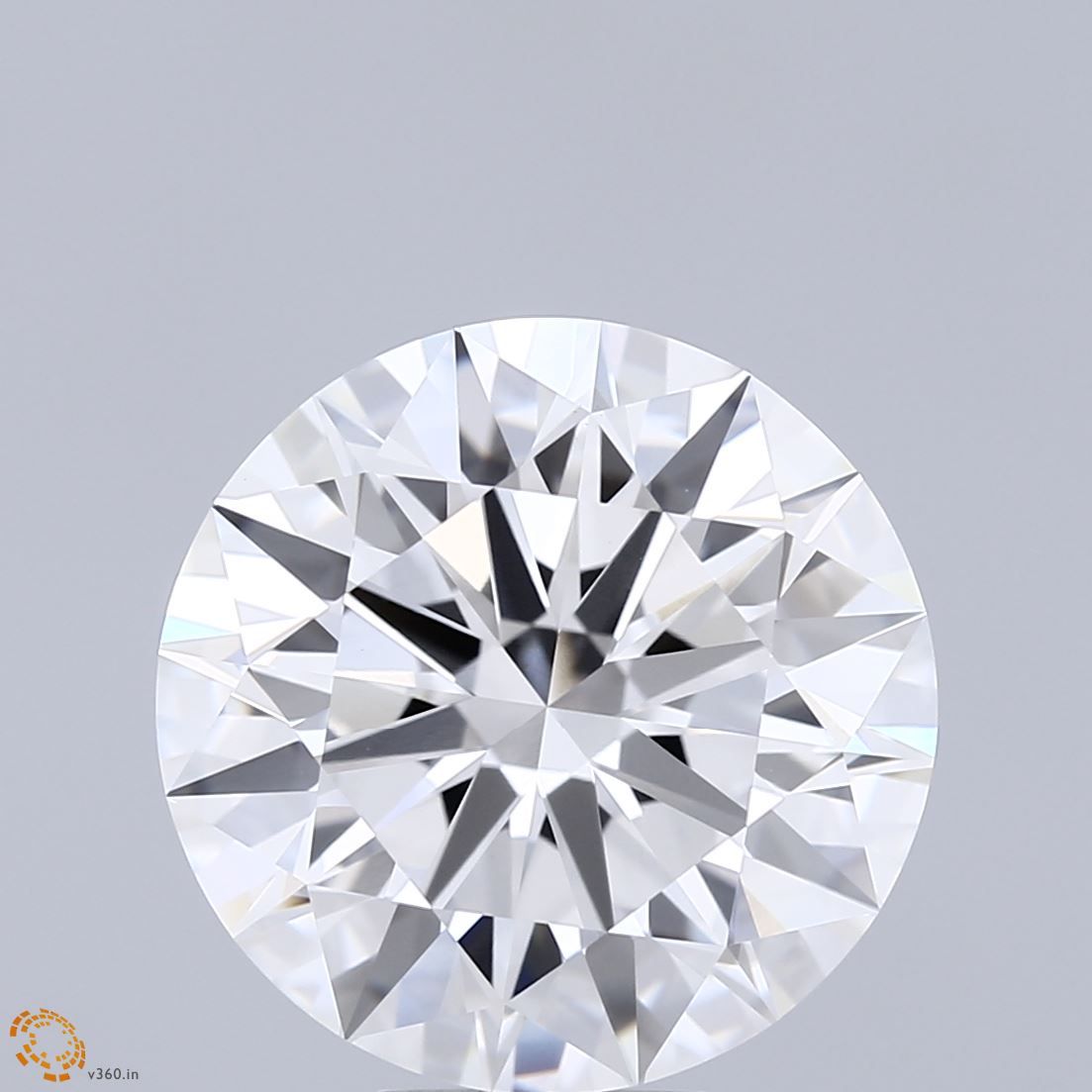 8.04 ct. round Lab Grown Diamond front image