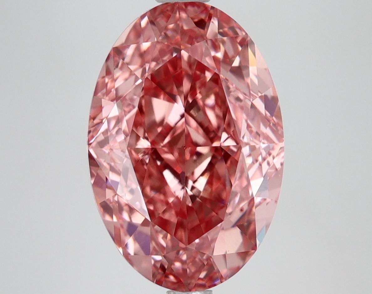 5.02 ct. oval Lab Grown Diamond front image