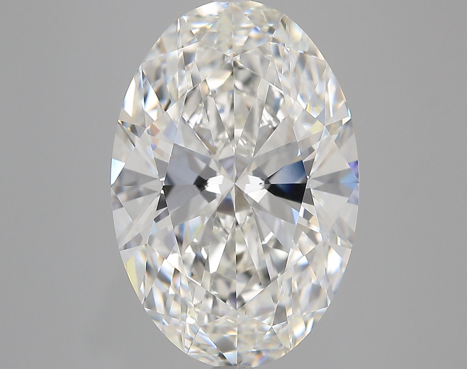 8.06 ct. oval Lab Grown Diamond front image