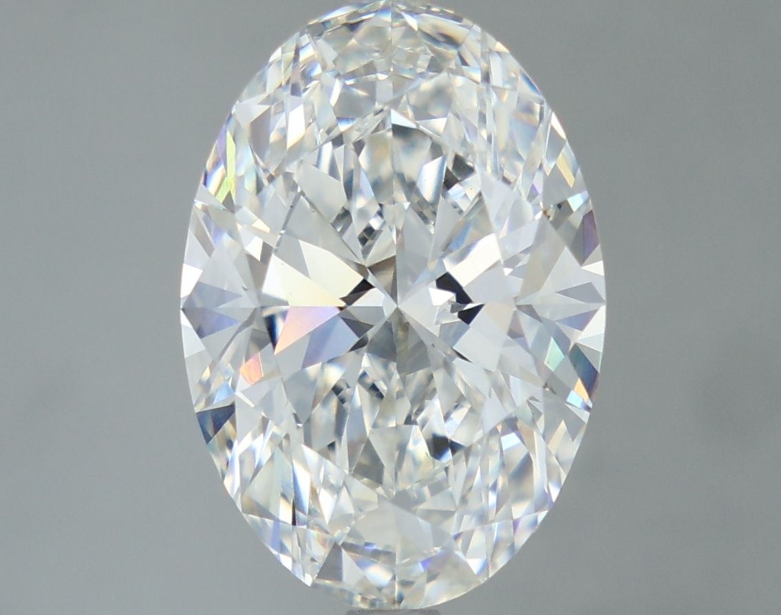 4.18 ct. oval Lab Grown Diamond front image