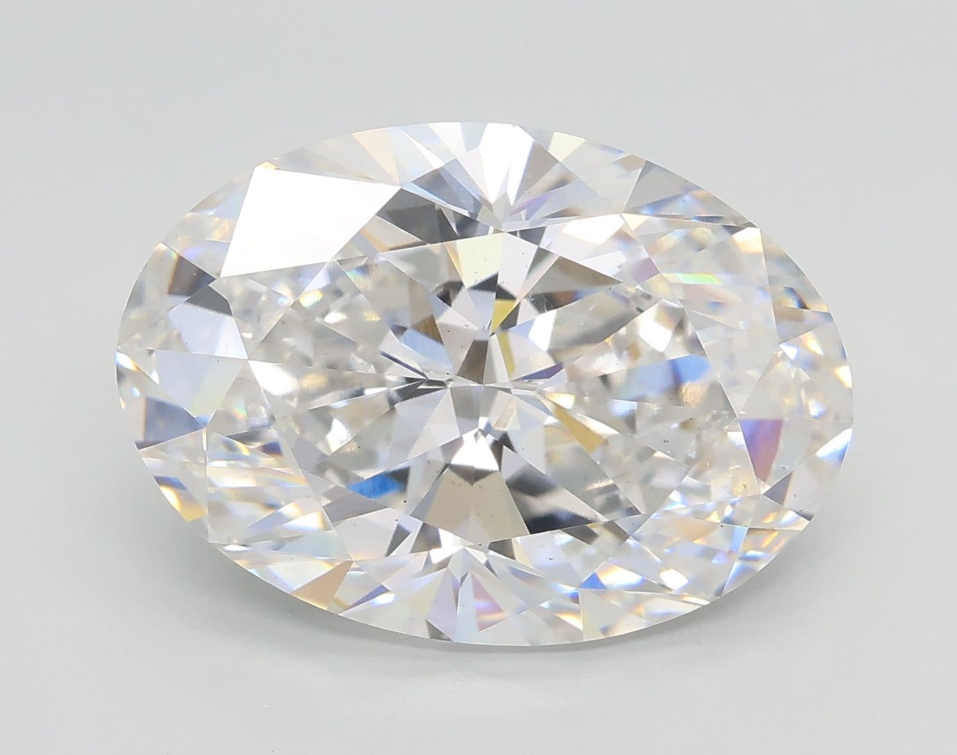 6.02 ct. oval Lab Grown Diamond front image