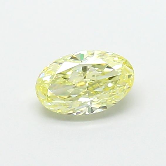 0.85 CT Fancy Light Yellow OVAL