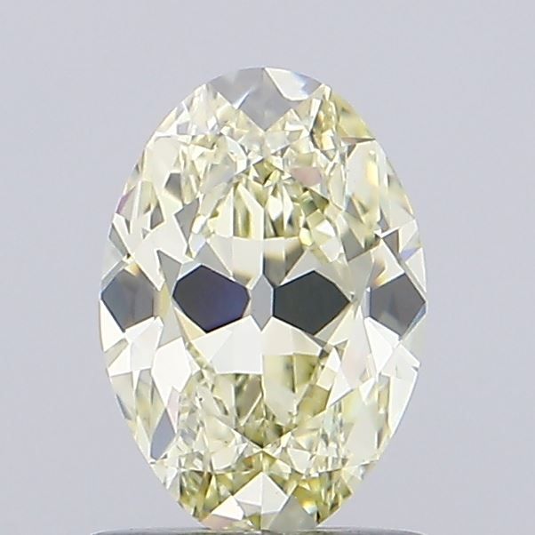 1.09 CT Fancy Light Yellow OVAL