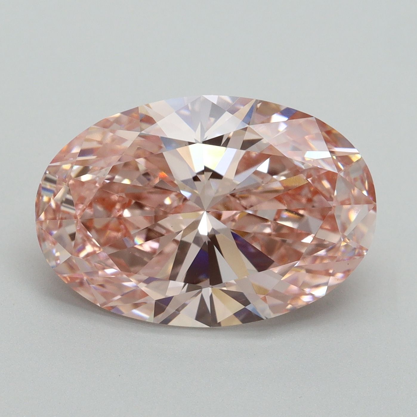 6.27 ct. oval Lab Grown Diamond front image