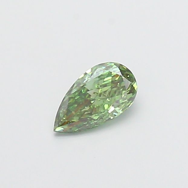 0.57 CT Fancy Vivid Green PEAR