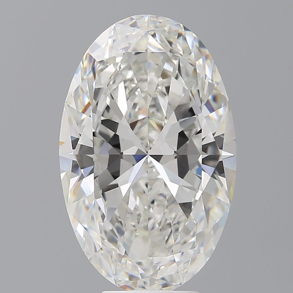 7.57 ct. oval Lab Grown Diamond front image