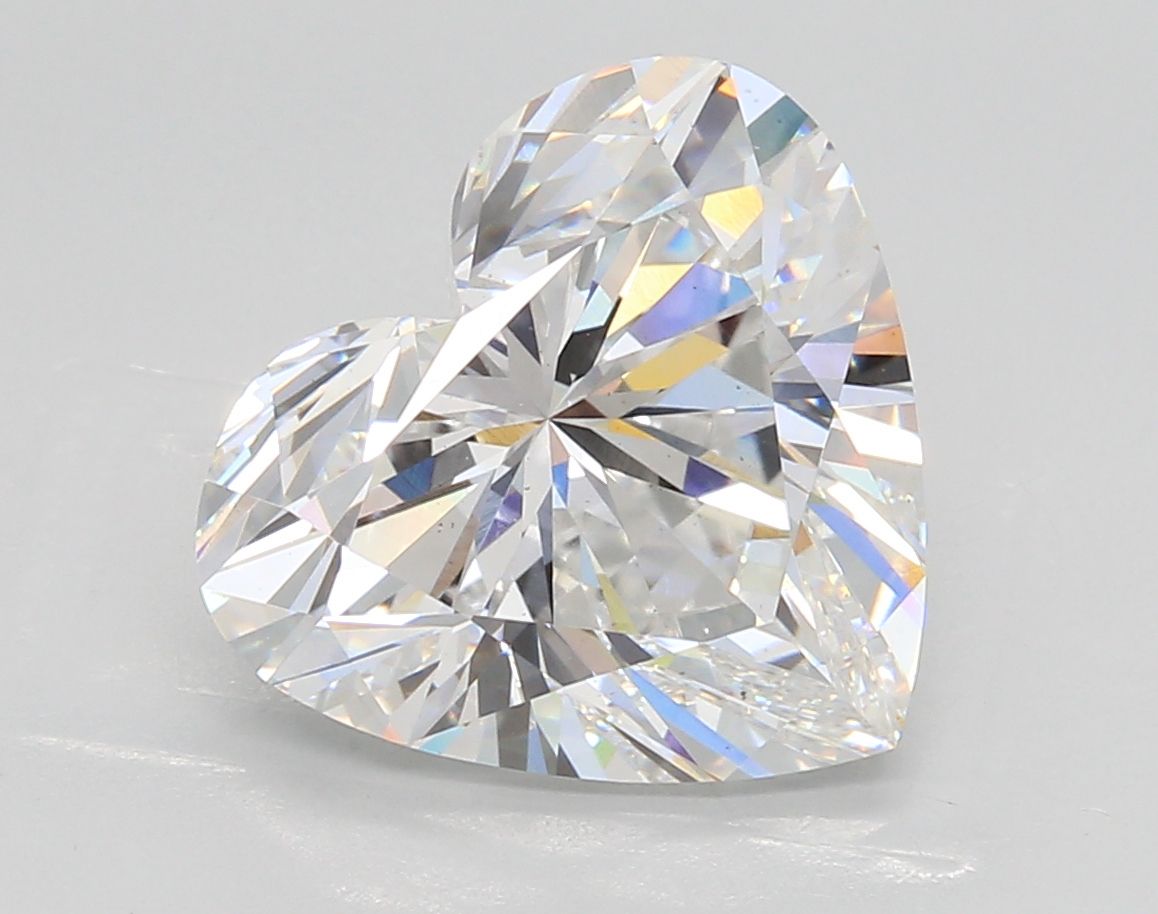 5.57 ct. heart Lab Grown Diamond front image