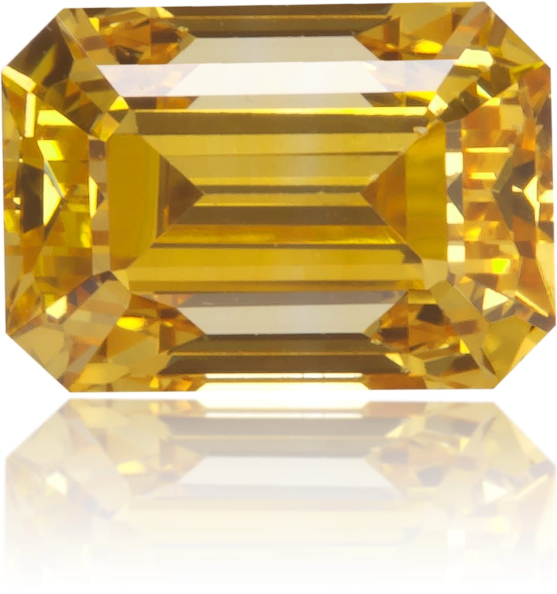 Diament 0.38 ct Fancy Intense Yellow/VS2