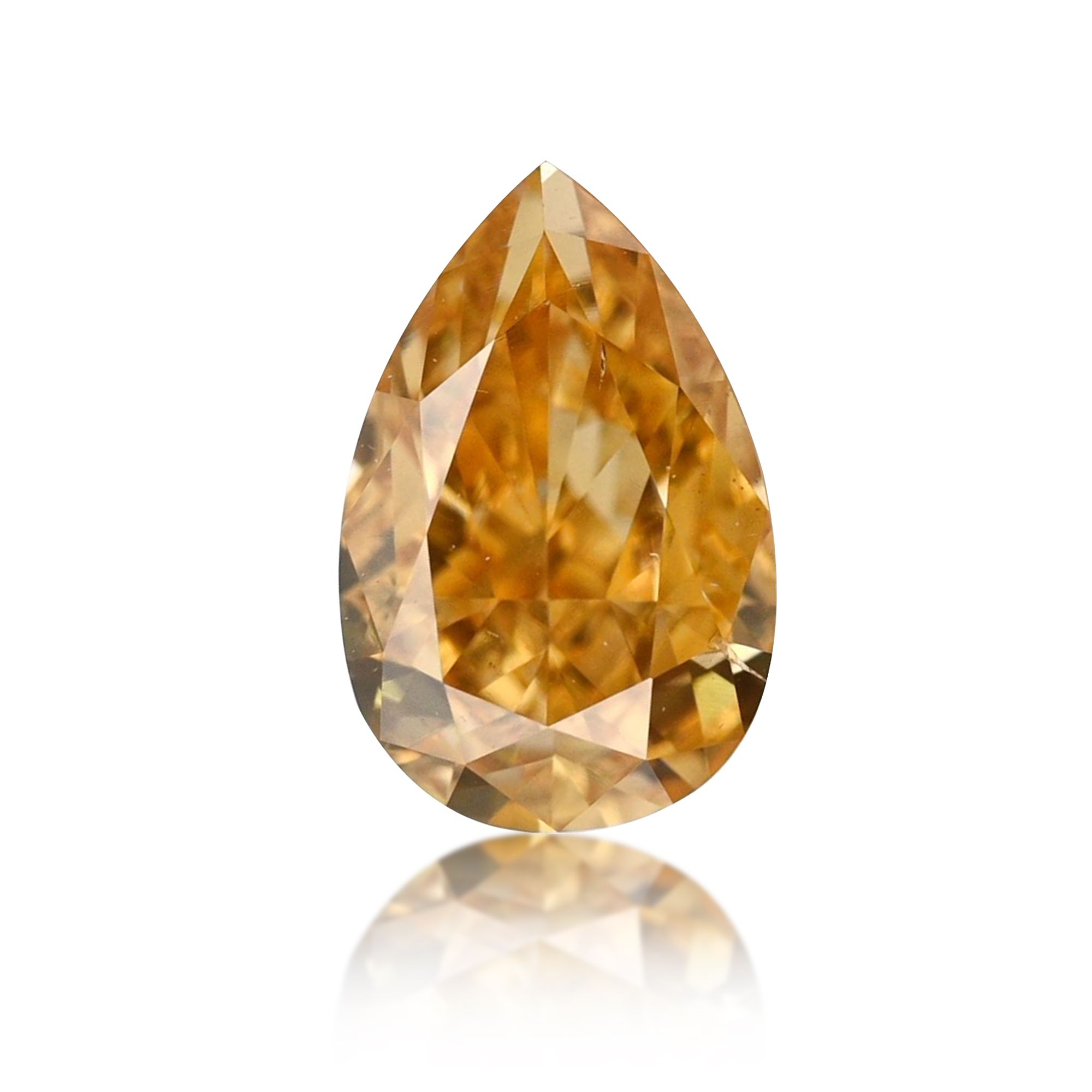 Diament 0.34 ct Fancy Intense Orange Yellow/SI1