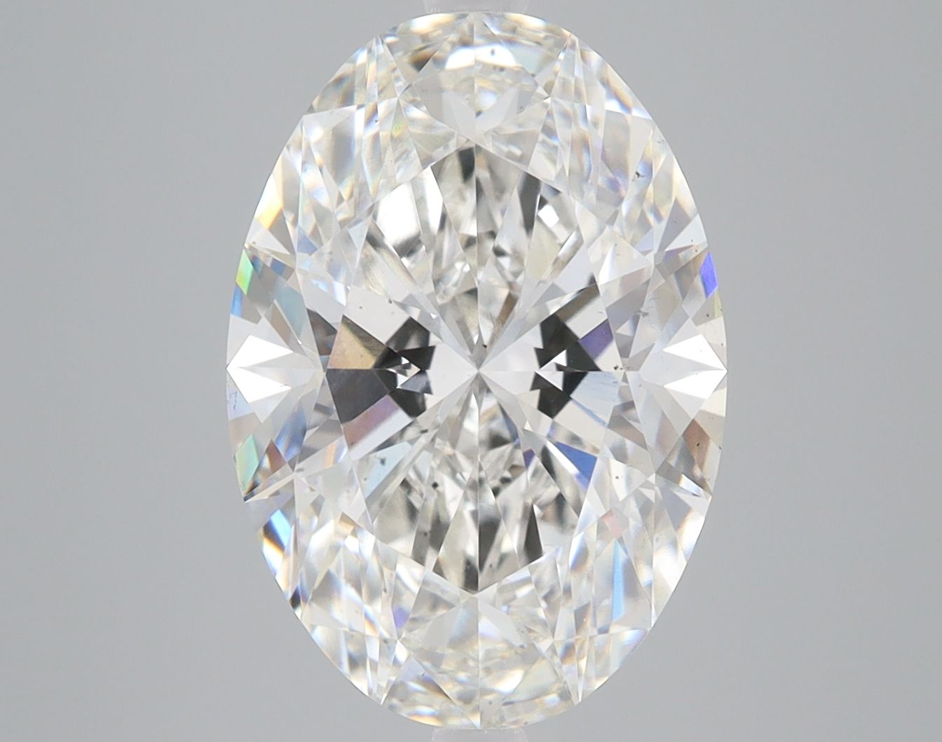 5.28 ct. oval Lab Grown Diamond front image