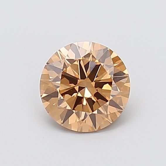 1.02 CT Fancy Light Brown ROUND