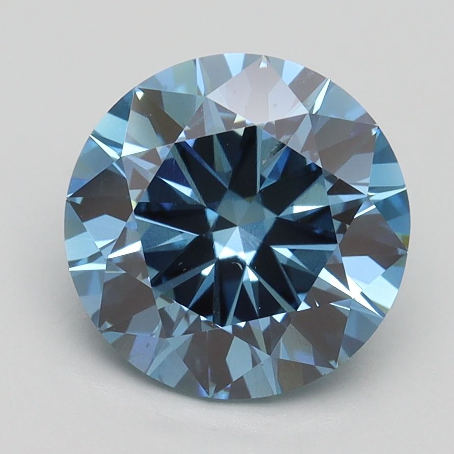 2.70 ct. round Lab Grown Diamond front image