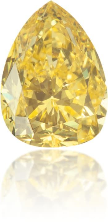 Diament 0.54 ct Fancy Intense Yellow/SI2