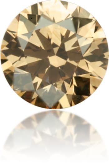 Diament 0.64 ct Fancy Intense Brown/VVS2